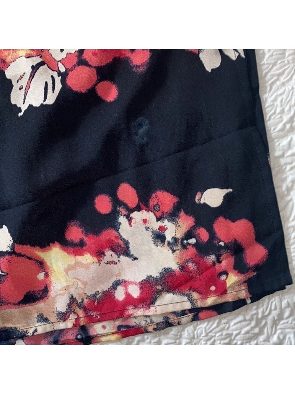 Ann Taylor Split-Neck Floral Sleeveless Maxi Dress - Picture 12 of 12
